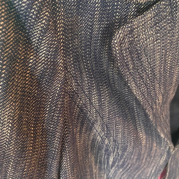 Boden Jacket Blazer Denim Blue Light Tweed - Waist Line Hook - Dressy Casual - Picture 2 of 14